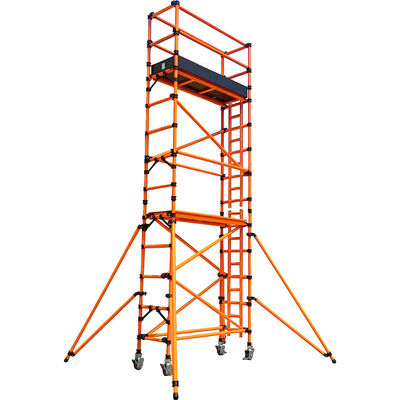 গুণ 200kg/sqm GRP / FRP স্কাফোল্ডিং অ্যান্টি-অক্সিডেশন গ্লাস ফাইবার স্কাফোল্ড টাওয়ার কারখানা