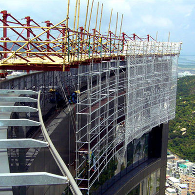 ভালো দাম অ্যালুমিনিয়াম রিংলক ঝুলন্ত scaffolding প্ল্যাটফর্ম জন্য পর্দা প্রাচীর প্রকল্প 3.2mm বেধ অনলাইন